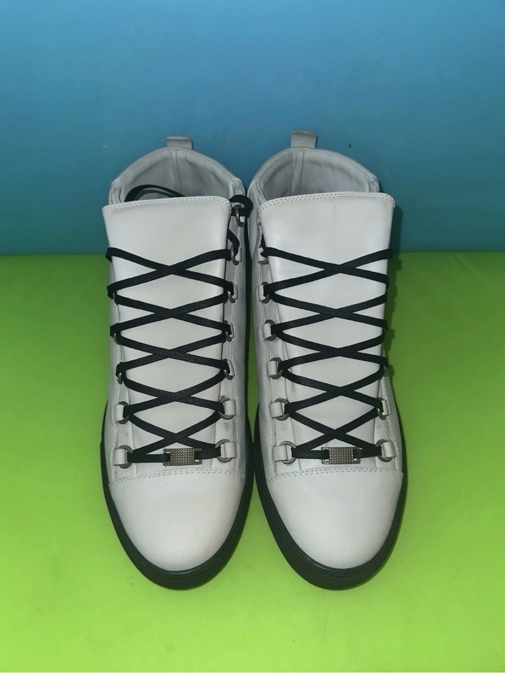 New Balenciaga Arena High Grey Sz 45